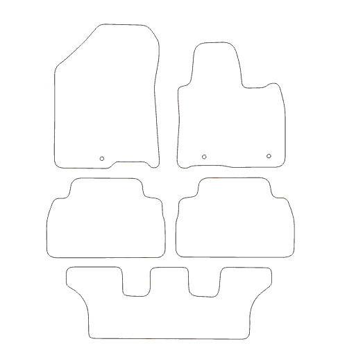 Hyundai  Santa Fe 4th Gen (7 Seater) Car Mats(2018 Onwards)